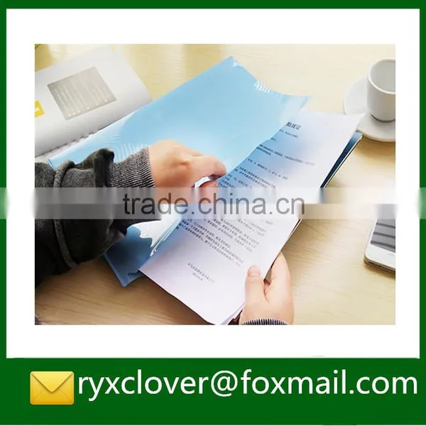 A4 Size PP Plastic File Folder Decoration With School File photo-2