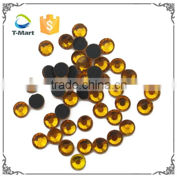 Ss6-ss40 Multicolor Flatback Round Adhesive Crystal Rhinestone Hot Fix/DMC Hot Fix Rhinestone photo-5