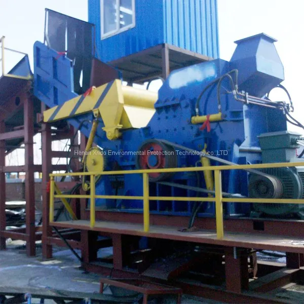 Heavy Duty Crusher Scrap Metal Shredder Hammer Mill Metal And Plastic Crusher Machine photo-3