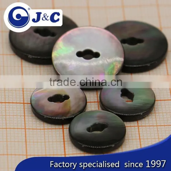 Natural Black Lip Shell Button for Shirt photo-3