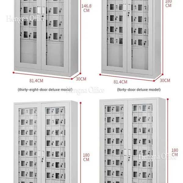 Heavy Duty Steel Mobile Phone Charging Station With Smart Lock System - Industrial Electronic Device Storage Locker photo-5