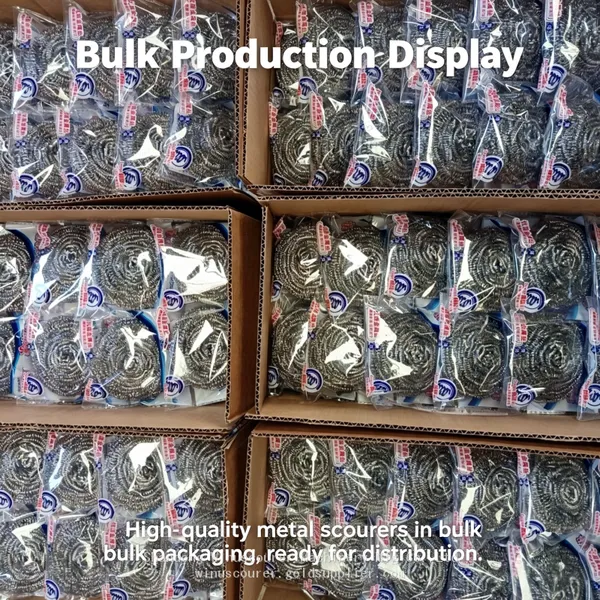 Stackable Space-Saving Steel Scourer Convenient for Retail Display and Warehouse Storage photo-2