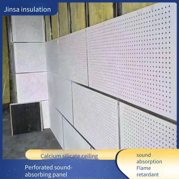 Ceiling Panels, Perforated Calcium Silicate Composite Panels, Heat-insulating and Corrosion-resistant, Production and Sales, Jinsa photo-2