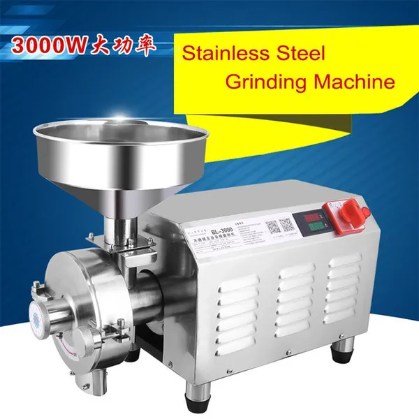 MO-Qdmdch Stone Mill Electric Grain Grinder Machine GW0072 Commercial Spice Herb Grinding Machine Low Speed Traditional Method 50-200 Mesh photo-3