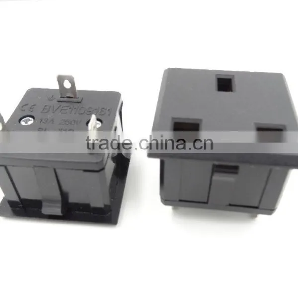 AC Power Receptacle Wall Charger Outle UK Plug 13AMP photo-3