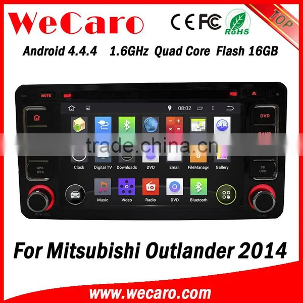 Wecaro 6.2" Android 4.4.4 Car Audio System Car Dvd Player for Mitsubishi Outlander 2014 photo-5