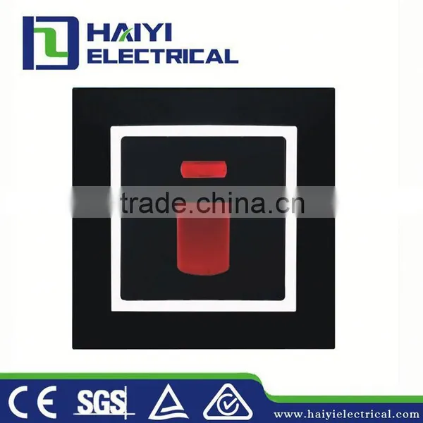 Fashion Style Push Button Wall Switch 45A