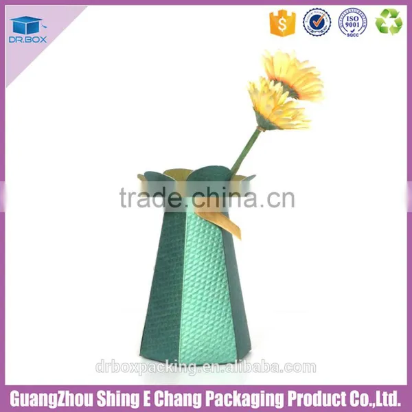 Color Customized Cardboard Printing Household Flower Vase photo-4