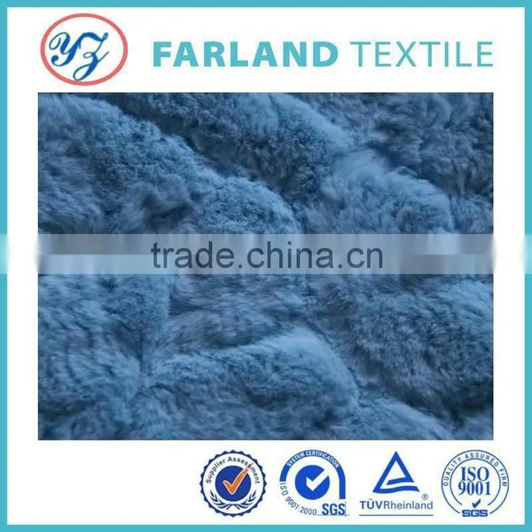 New Products Rabbit Fur Fabric With Brushed for Bed Sheet Fabirc photo-2
