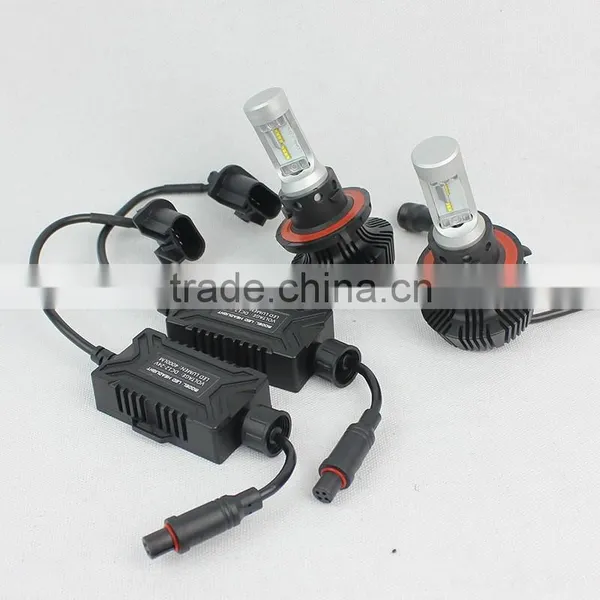 Best Selling!!! Car Accessories Best Beam Patern Design 4000lm 30w 12v Hi/lo Beam Led Headlight H4/H13/9004/9007 photo-2