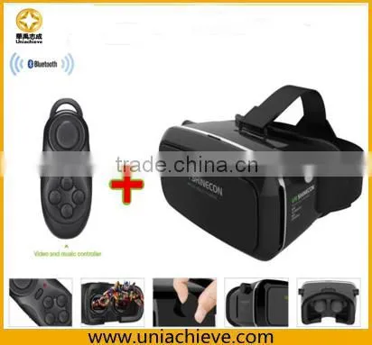For 3D Movies and Games Wholesale 3D VR Shinecon Real Virtual Headset With Virtual Reality Glasses photo-4