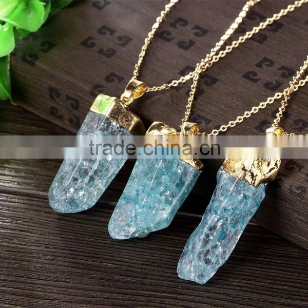 Popular Blue Lucky Stone Necklaces Wholesale Quality Choice photo-4