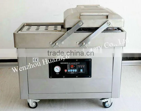 DZ400/2SB Double Chamber Gas Flushing Vacuum Sealer Heat Press Machine photo-2