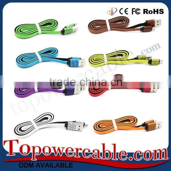 Premium Colorful Painting Desing 2.1A Micro USB To USB Charging Data Cable photo-3