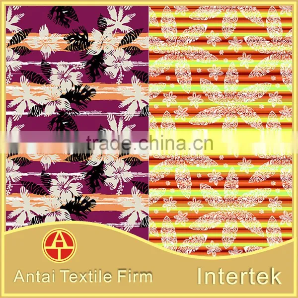 High Quality Custom Flower Printing Lycra Swimwear Fabric/printed Fabric for Ladie's Underwear and Garment photo-3