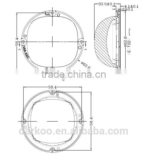 Tridonic G4-23 COB 60deg Mining Light Silicone Round Lens DK66-S60 photo-2