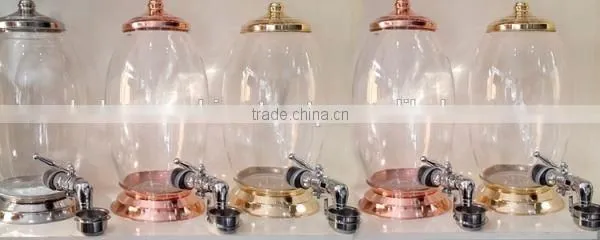 Glass Honey Jar With Faucet, Spigot Jars for Honey, Footed Glass Jar With Lid for Honey and Liquids, Glass Honey Dispensers photo-5