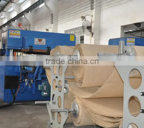 high speed auto feeding fabric roll press machine