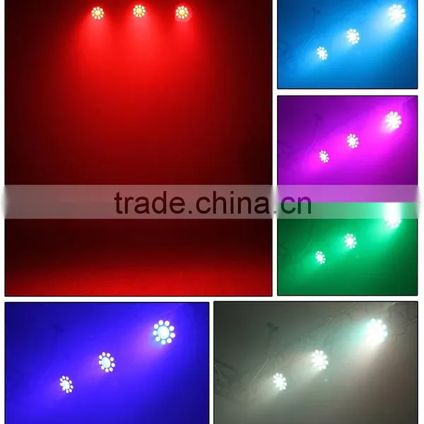 Dmx512 9pcs 12w and 1x30w 3in1 Led Par Light Par Can Stage Lights for Disco Ballroom KTV Bar Stage Club Party Wedding photo-4