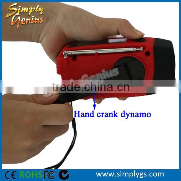 (FBA) OEM Hand Crank fm Radio, Hand Crank Dynamo Radio, N29FM Solar Radio fm photo-5