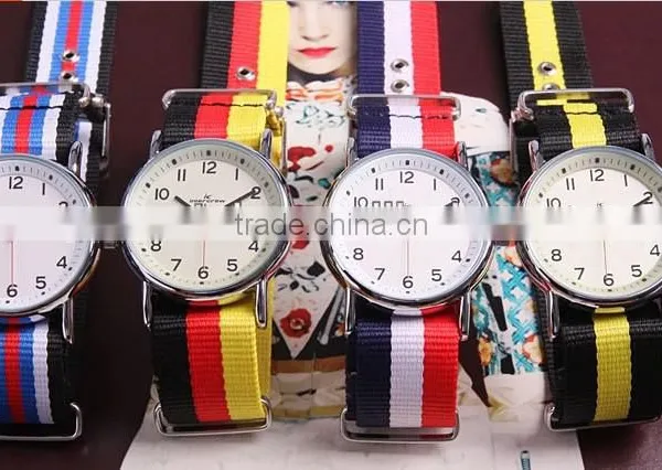 Fashion Cheap Nylon Watches China Supplier Custom Design Nylon Nato Strap Wristwatch Made in China Military Watch Metal photo-3
