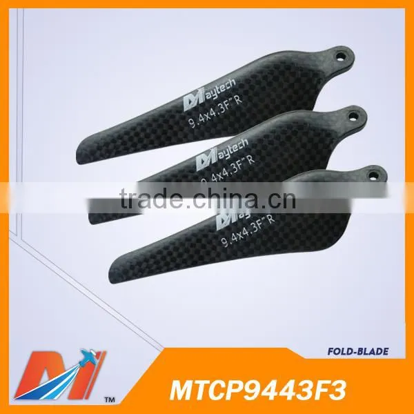 Maytech Quadcopter 9inch 3 Blade Carbon Fiber Propeller for Dji photo-4