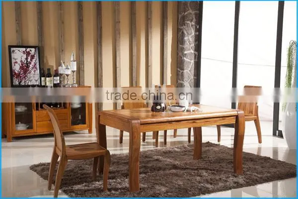Solid Wood Dining Room Sets / Wooden Table and Chair DR3101