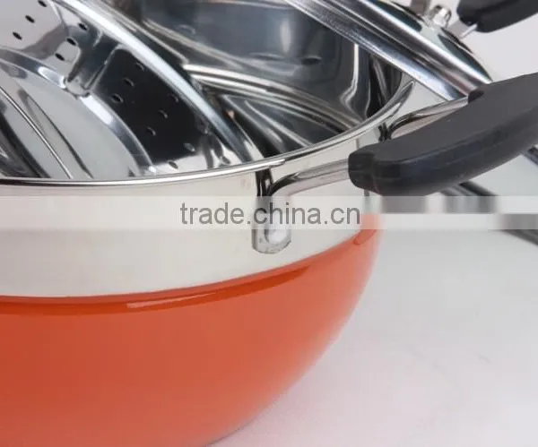 New Products 2015 Innovative Products of Induction Stainless Steel Cooking Pots and Pans Sets Quality Choice photo-6
