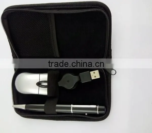 New Business Gift Universal Usb Travel Kit With Mini Mouse USB Pen photo-4