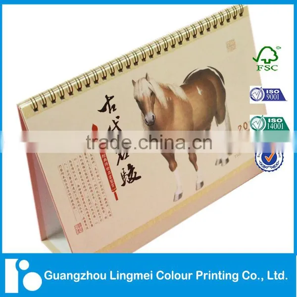 Table Calendar Printing, Desk Calendar With Memo Pads photo-3