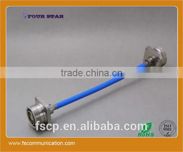 Semi-flexible RG401 Cable Assembly With 7/16 Female 32mmSQ Flange Connectors photo-6