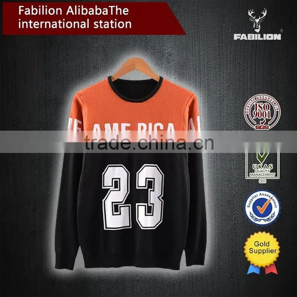 The New 2015 Korean Version Autumn Men Sweater for Digital Design Tight Sweater photo-4