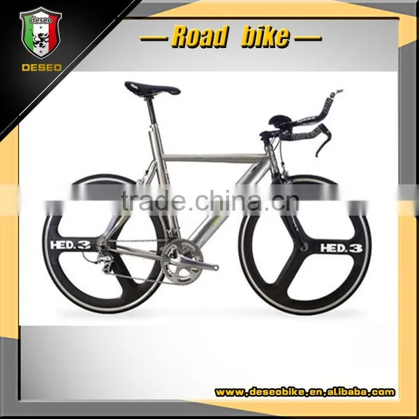 18 Speed Simple and Fashionable Road Bike 3 Spokes Bicycle Integrated Wheel Bicycle