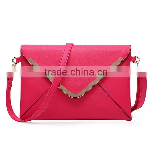 2016 New European and American Fashion Multicolor Handbag Envelope Bag Hand Shoulder Diagonal photo-2