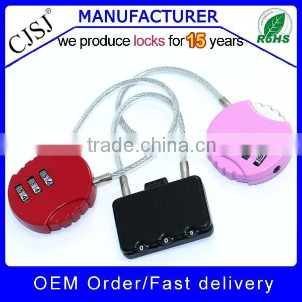 High Security Colorful Digital Combination Cable Lock photo-5