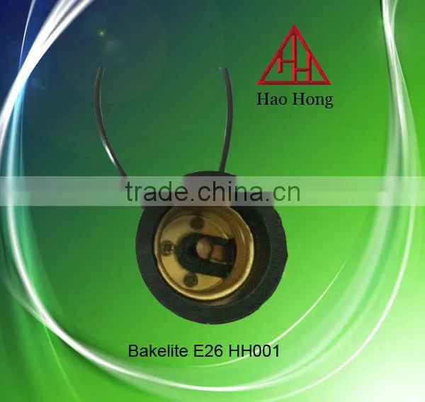 HAOHONG Bakelite E26 HH001 E26 Socket / E26 Bakelite / E26 Lamp Holder photo-3