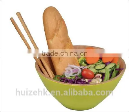 Bamboo Salad Bowls Set photo-3