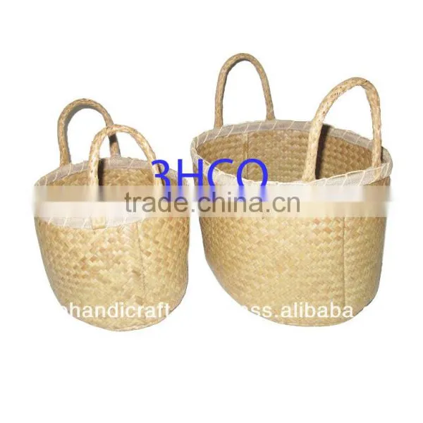 2015 New Product Palm Leaf Basket For Home Decoration And Furniture