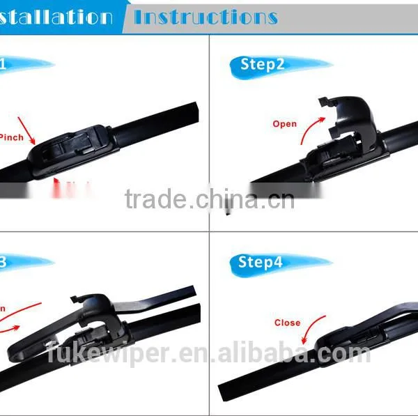 Automobiles & Motorcycles Universal Auto Soft Wiper Blade S850 for U-Hook Wiper Arms photo-5