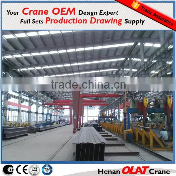 Single Beam Semi International Stationary Gantry Crane