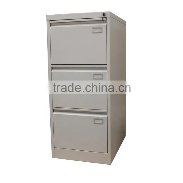 Office Vertical 3 Drawer Metal File Cabinet for Folders Supplier's Choice photo-4