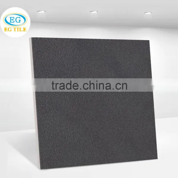 60x60 Non Slip Nero Black Rock Face Sandstone Rough Gres Porcellanato Tile photo-2