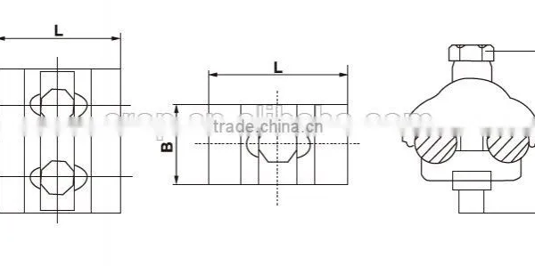 PG660 Series Aluminium Parallel Groove Clamp/Hot Sale Factory Price Aluminium PG Clamp photo-2