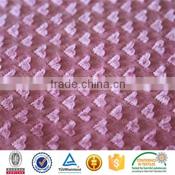 Cheap One Side Brushed Fleece Fabric for Blanket Wholesale photo-2