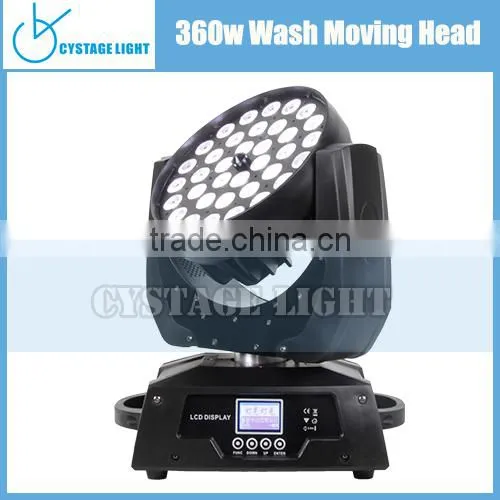 36x10w LED Zoom Moving Head Light RGBW 4 IN 1 Wash Light photo-2