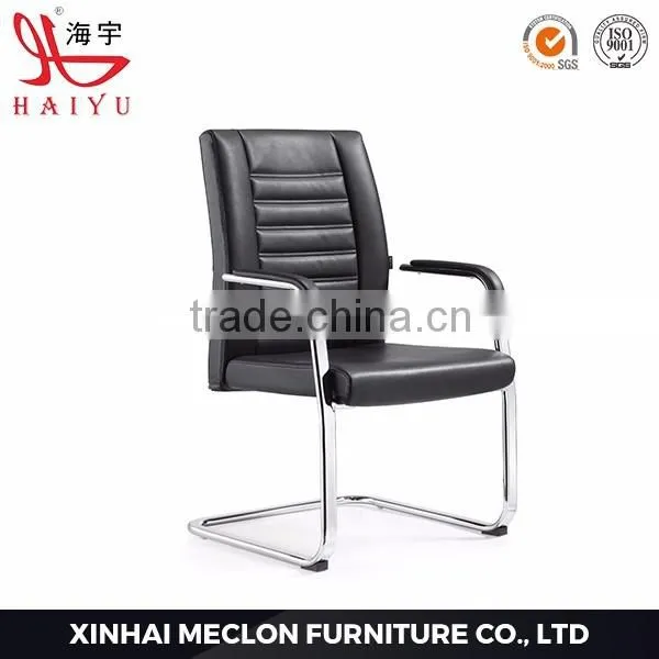 C103 Popular Leather Conference Executive Chair Office Chairs Without Wheels photo-5