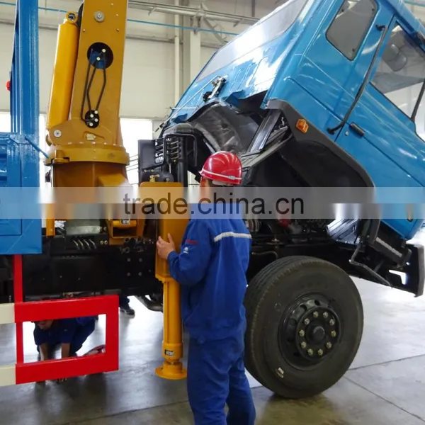 14.5 m Hoisting Height 8 Ton Dump Truck With Crane photo-4