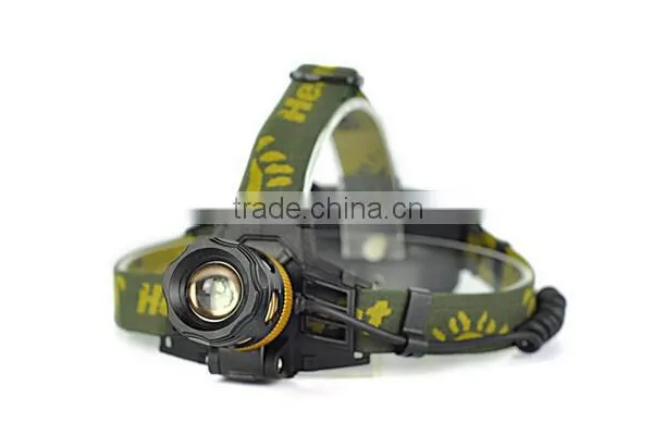 Blue+White Light 1200LM 2x Q5 LED Zoombale/Rechargeable Headlamp Headlight Linterna Frontal Head Light For 2x 18650 Battery photo-4