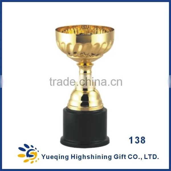 Metal Base Metal Cup Three Sizes Students Contest Gifts Awards 138ABC Small Trophies Gold Trophy Cup