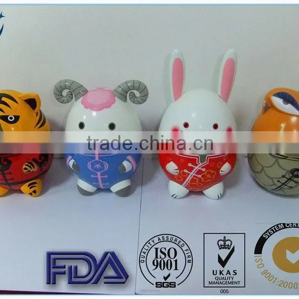 Promotional Gifts Chinese Zodiac Candy Jar Plastic Storage Jar